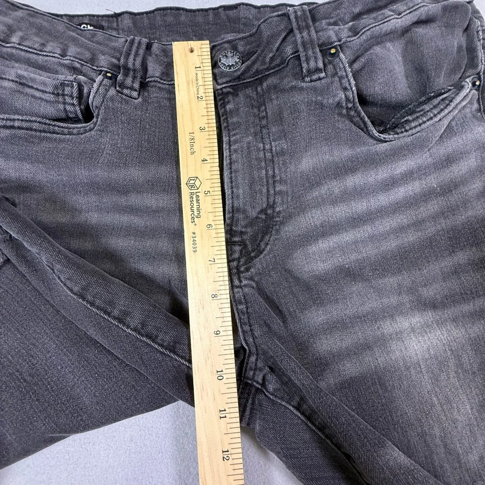 Buffalo David Bitton Driven Relaxed Straight Black Cut Off Denim Shorts Mens 33